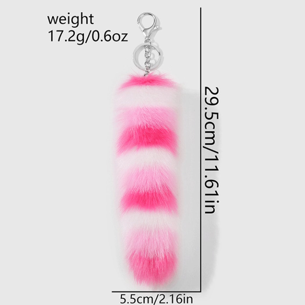 Keypus - Decorative Cute Plush Tail Style Keychain