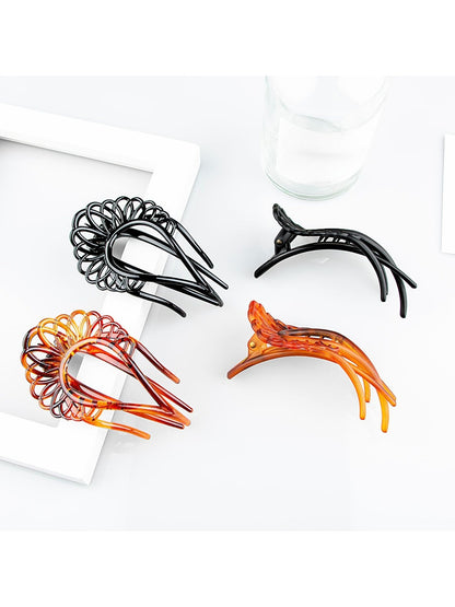 Beau - Vintage Openwork Duckbill Hair Claw Clip
