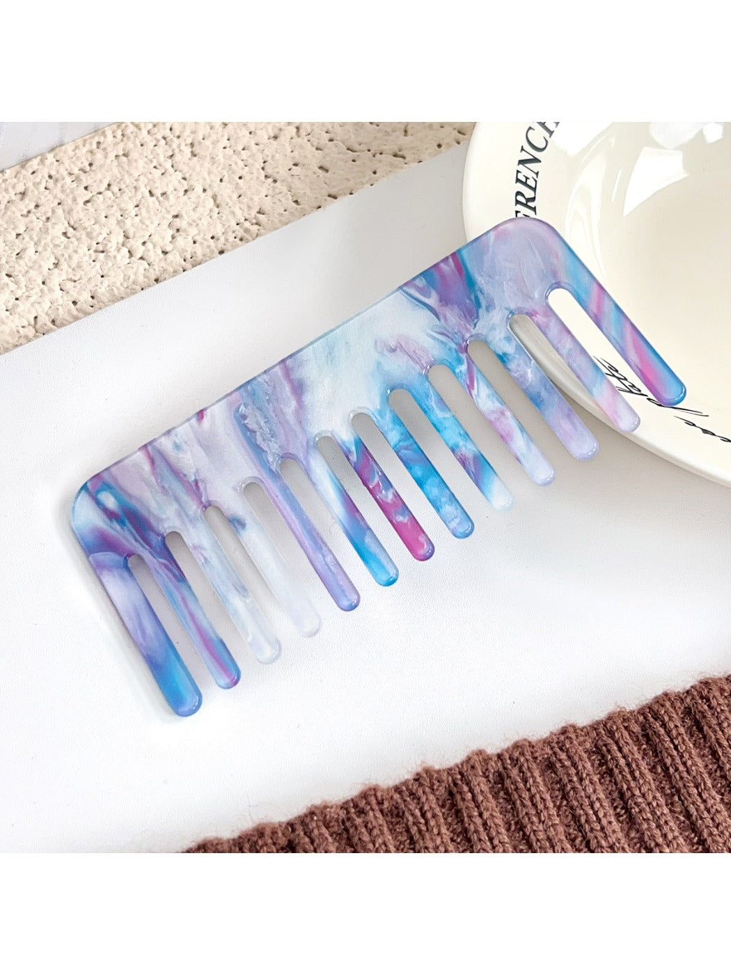Camerow - Elegant Marble Comb Stylish Hair Accessory