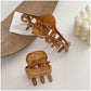 Beau - Vintage Pumpkin Shaped Claw Clip