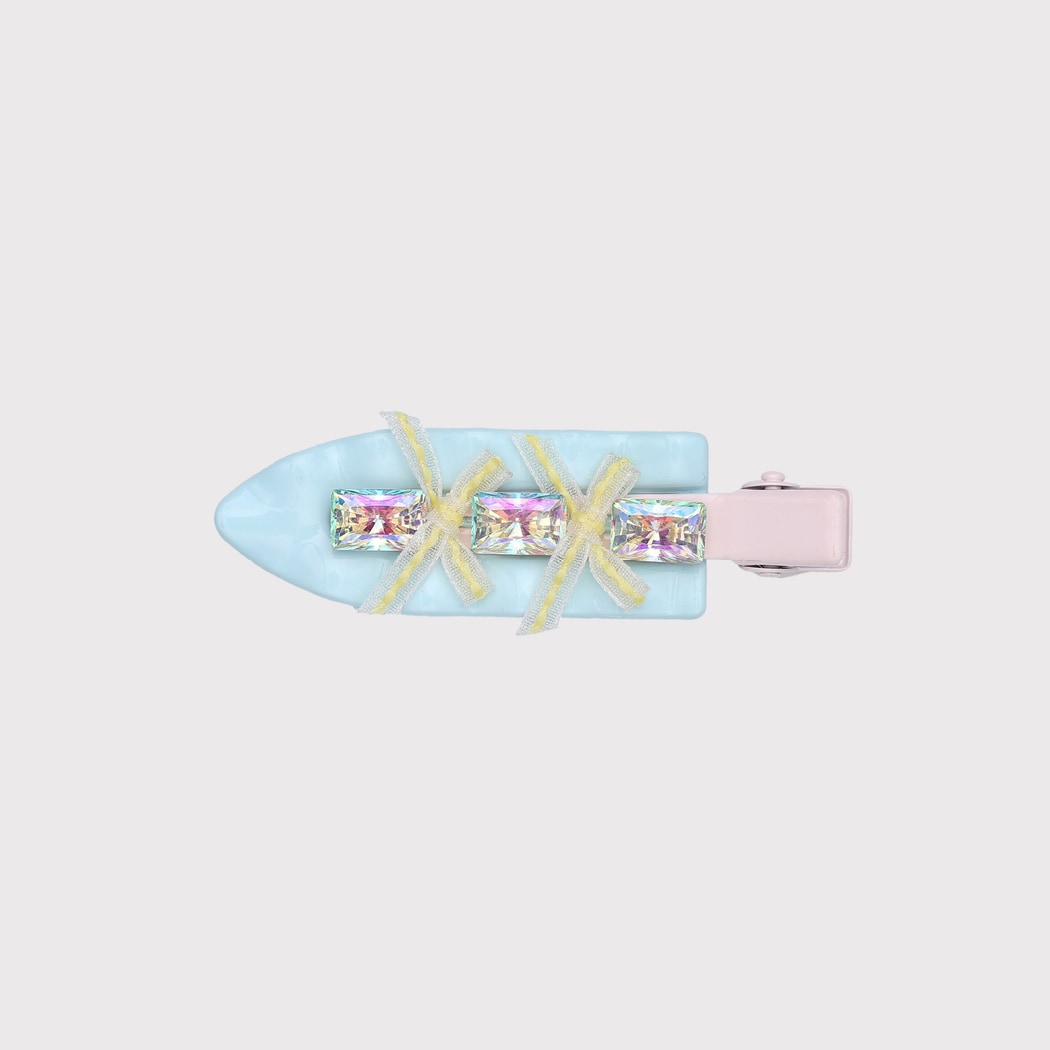 Beau - Sparkly Bow Detail Side Barrette