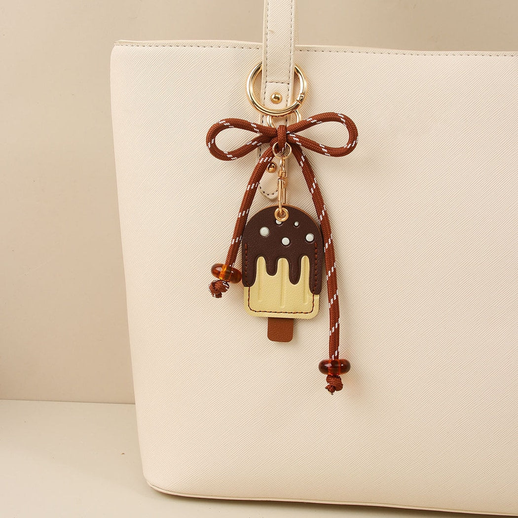 Keypus - Cute Ice Cream Shaped Bag Charm Keychain