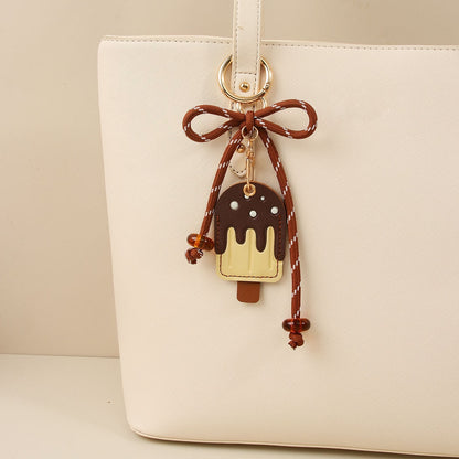 Keypus - Cute Ice Cream Shaped Bag Charm Keychain