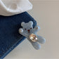 Beau - Cute Bear Oval Rhinestone Side Hair Clip