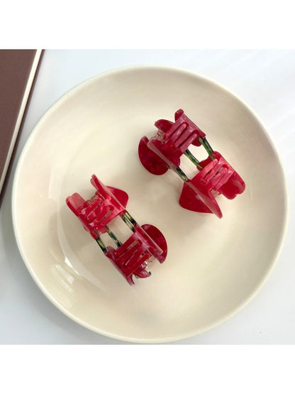 Beau - Red Cherry Hair Clips