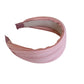 Gifty - Sweet Pleated Fabric Look Wide Women's Headband
