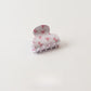 Beau - Elegant Bow Print PVC Decorative Claw Clip