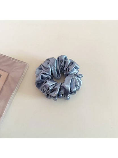 Gifty - Elegant Satin Rhinestone Scrunchies