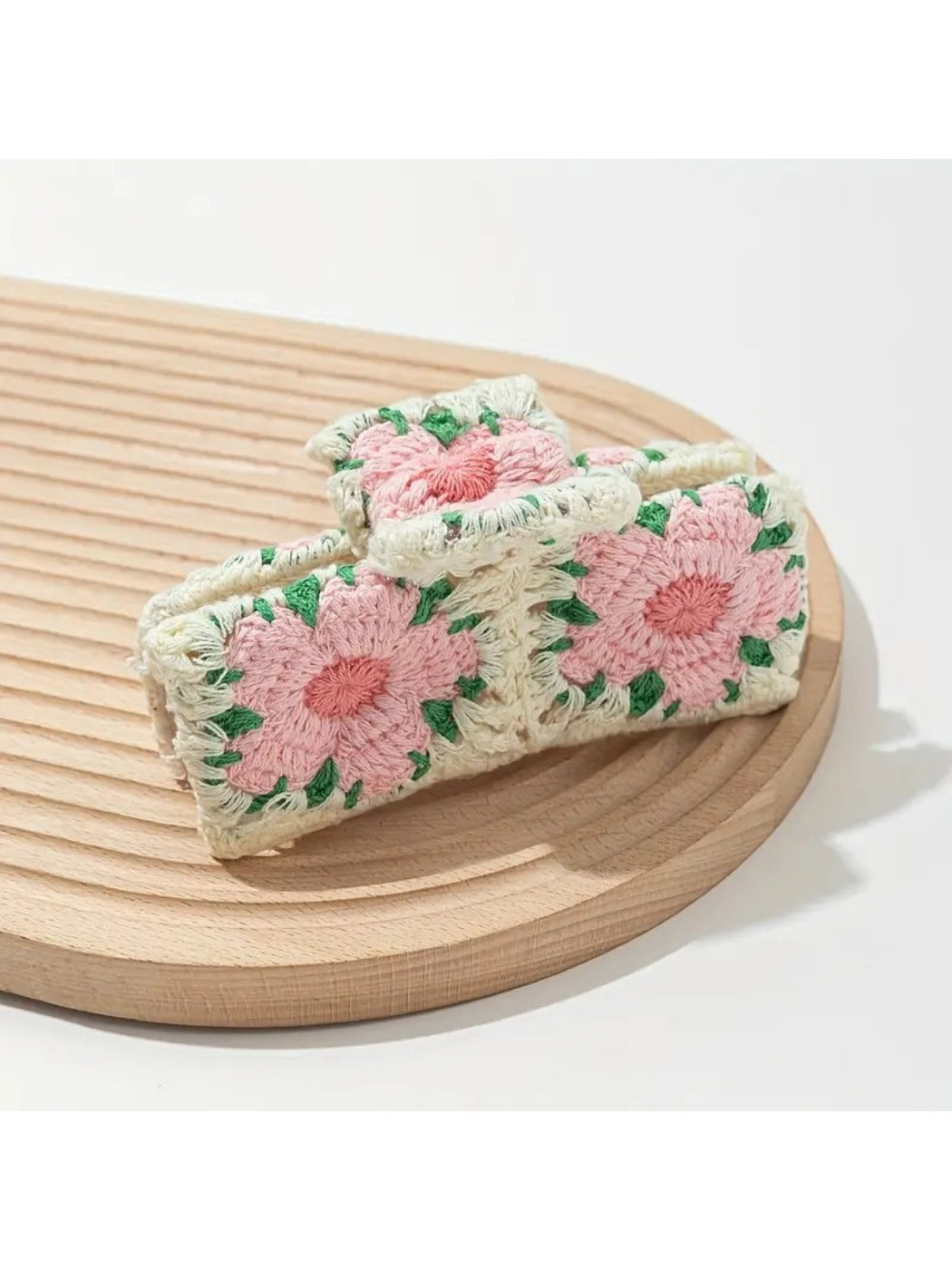 Beau - Colorful Flower Knitted Hairpins