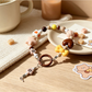 Keypus - Colorful Acrylic Beaded Bag Charm Keychain