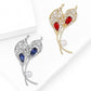 Brovia - Calla Lily Oil Drip Alloy Brooch
