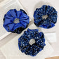 Gifty - Navy Blue Floral Hair Tie