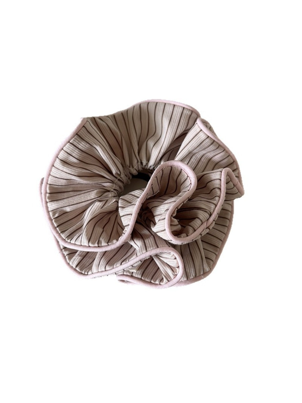 Gifty - Blue Pink Striped Scrunchie