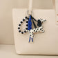 Keypus - Polka Dot Dog Bag Pendant PU Keychain