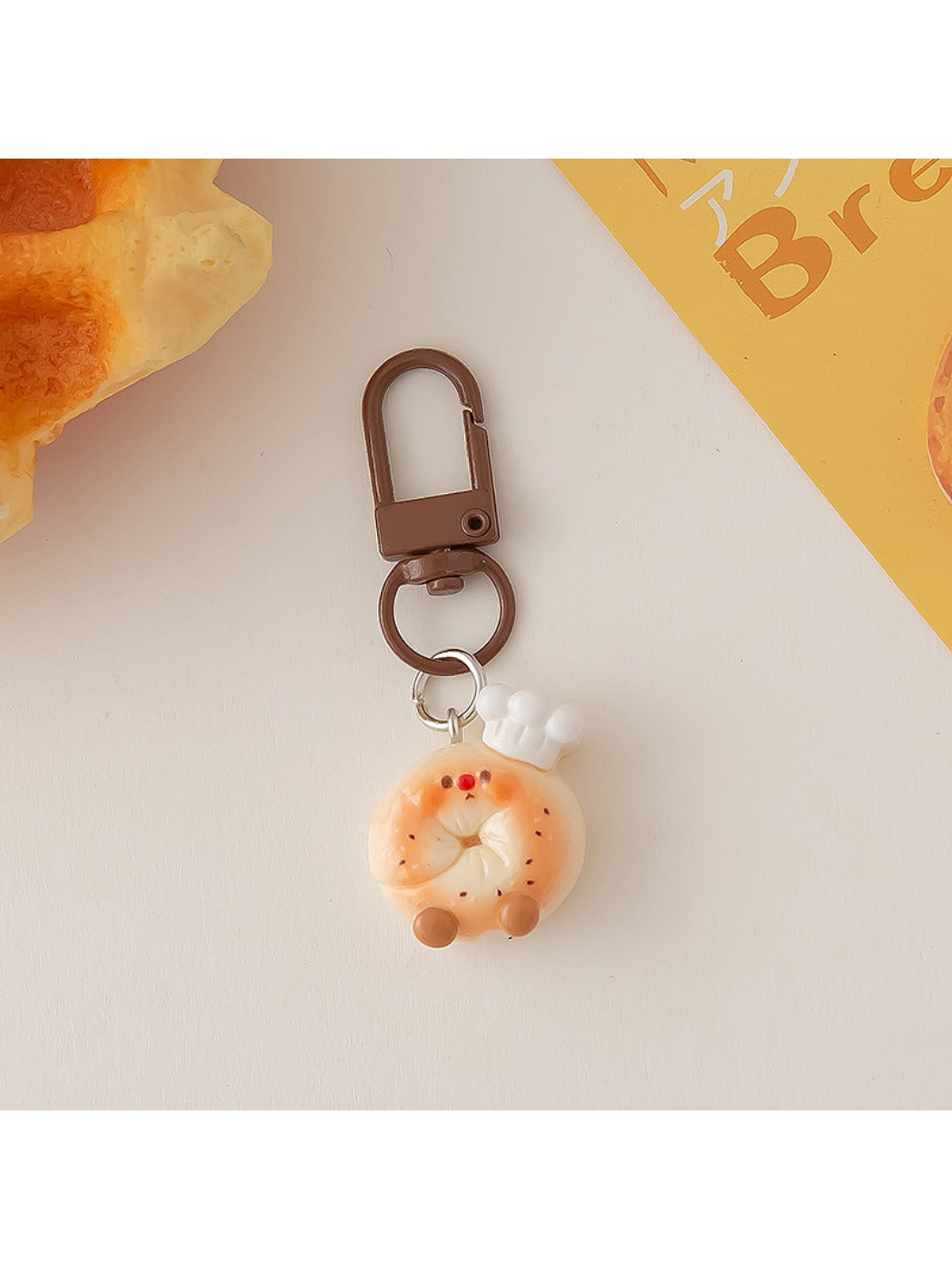 Keypus - Cute Cartoon Bread Shaped Keychain