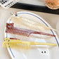 Camerow - Cartoon Animal Acetate Long Handle Comb