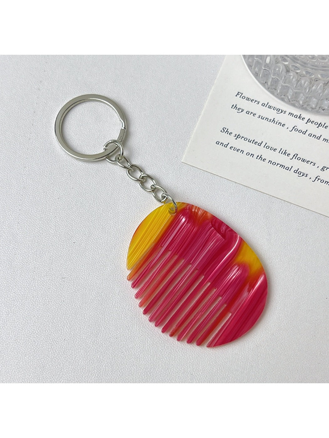 Keypus - Colorful Comb Keychain Charm