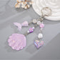 Keypus - Decorative Shell and Fish Tail Purse Charm Keychain