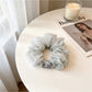Gifty - Glossy Polyester Rhinestone Accent Scrunchie