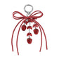 Keypus - Y2K Lace Bow Heart Strawberry Bag Charm Keychain