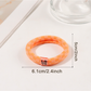 Gifty - Plaid High Elastic Ponytail Hair Tie