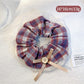 Gifty - Vintage Bow Checkered Scrunchie