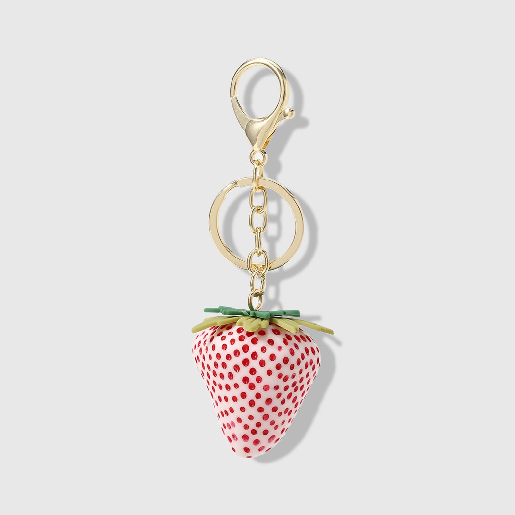 Keypus - Gradient Strawberry Pendant Keychain