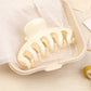 Beau - Solid Color Pumpkin Shaped Claw Clip