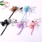Keypus - Bow Heart-Shaped Woven Cord Keychain