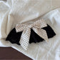 Beau - Irregular Lace Bow Design Hair Clip