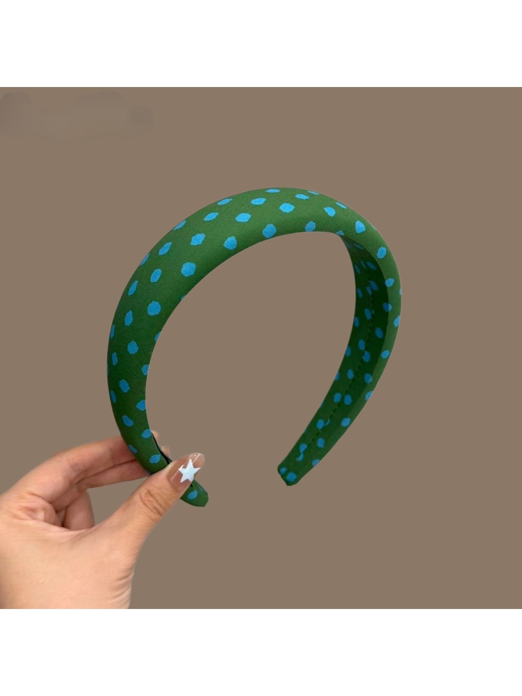 Gifty - Rounded Polka Dot Fashion Hair Headband