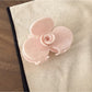Beau - Floral Textured Acetate Board Claw Clip