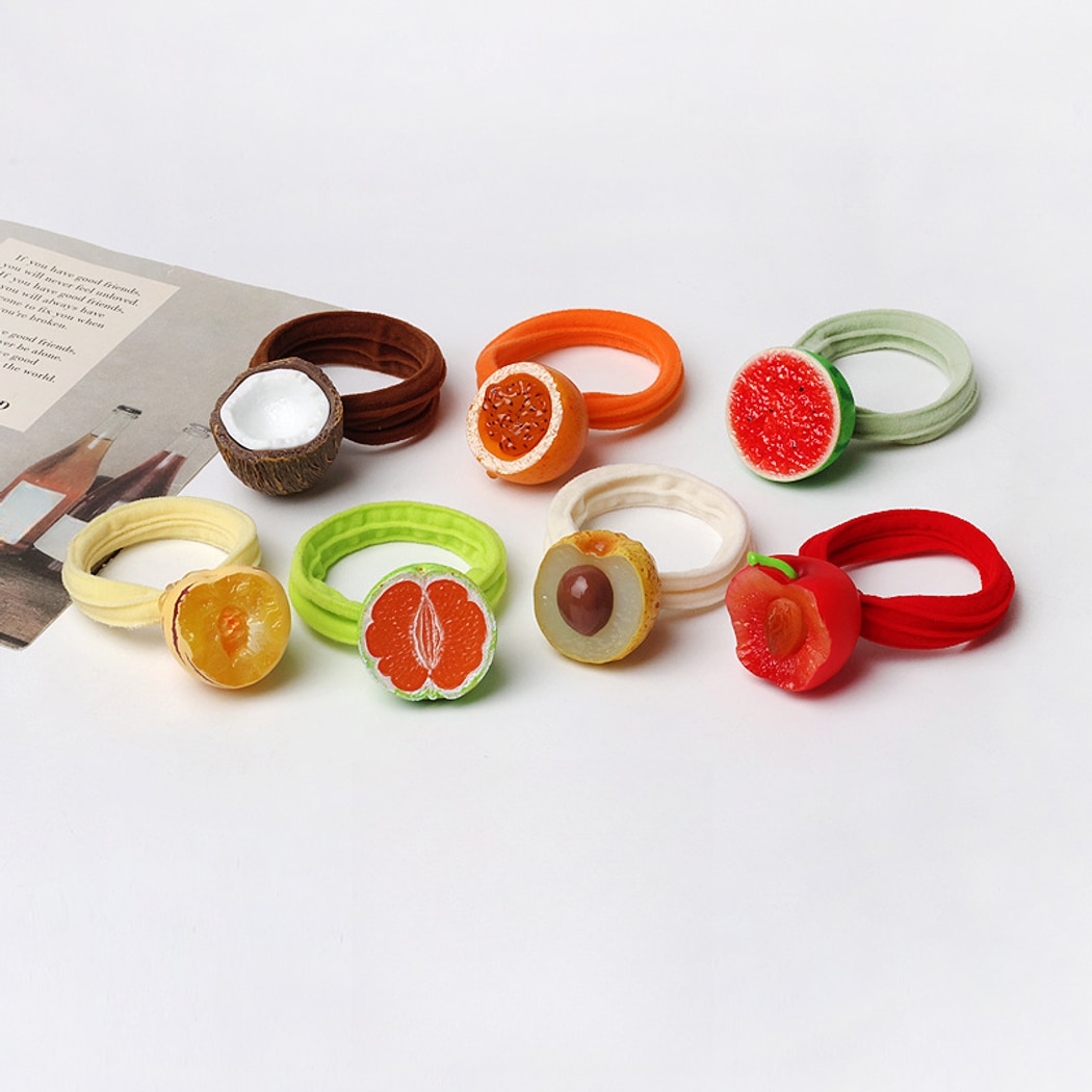 Gifty - Fruit Slice Cartoon Ponytail Hair Tie
