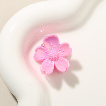Beau - Glossy Petal Flower PS Claw Clip