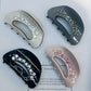 Beau - Modern Oval Rhinestone Accent Hair Claw Clip