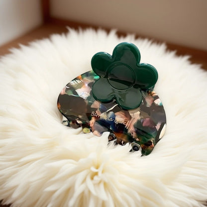 Beau - Acetate Floral Hair Claw Clip (Small Size)