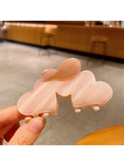 Beau - Valentine'S Heart Shaped Hair Claw Clip