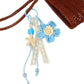 Keypus - Bohemian Floral Bead Bag Pendant Keychain