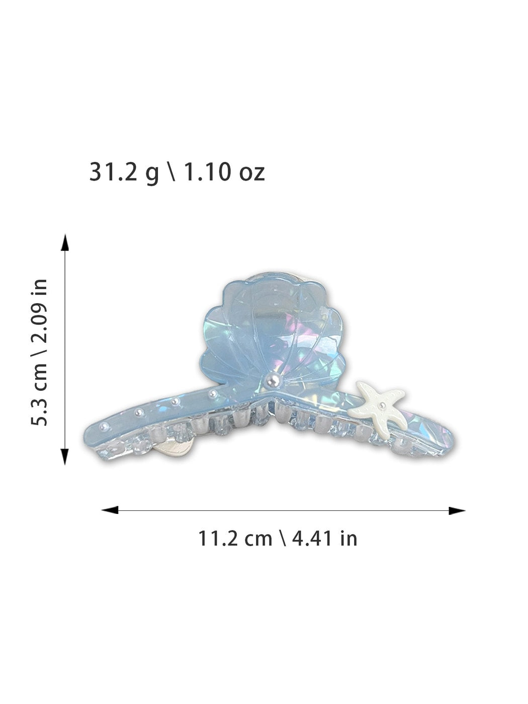 Beau - Sweet Style Acrylic Decorative Claw Clip