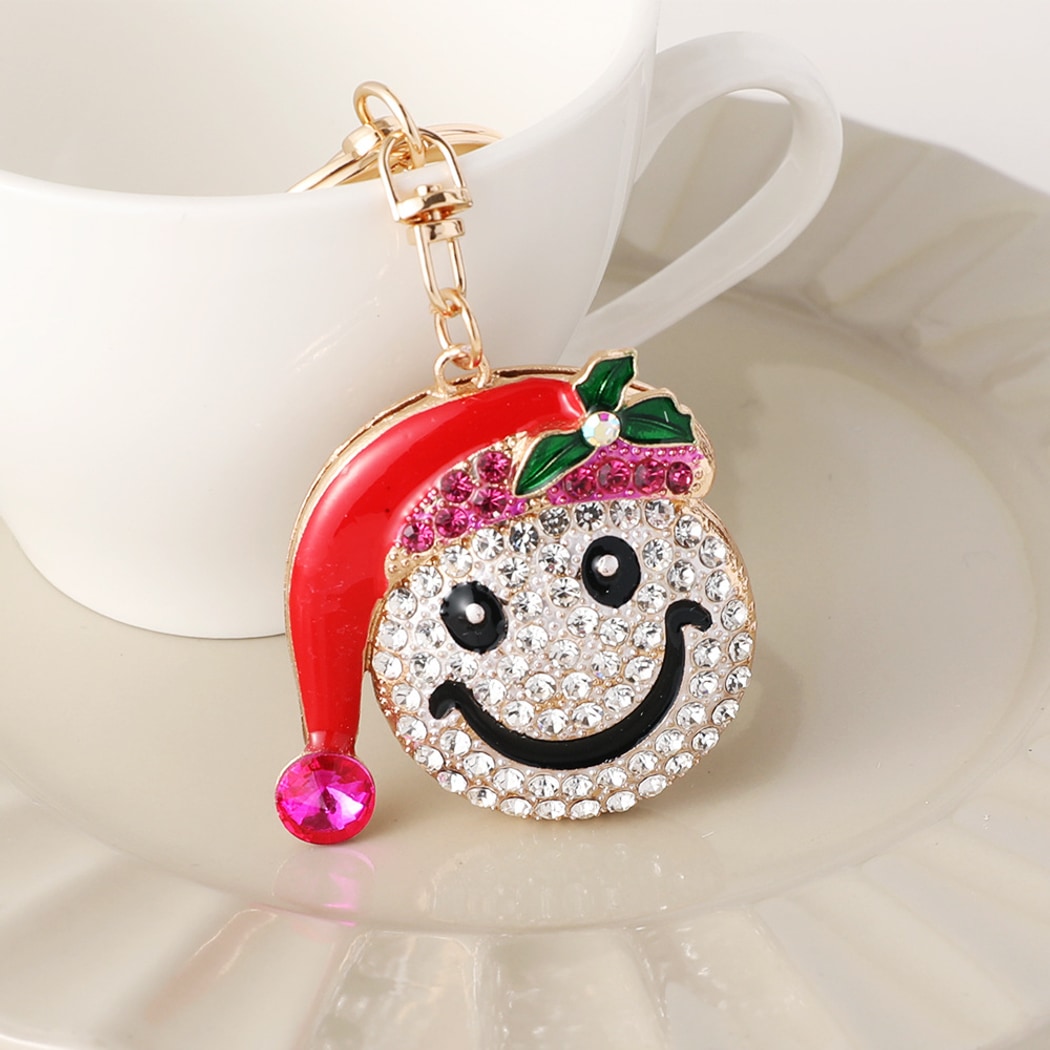 Keypus - Smiling Hat Snowman Christmas Keychain