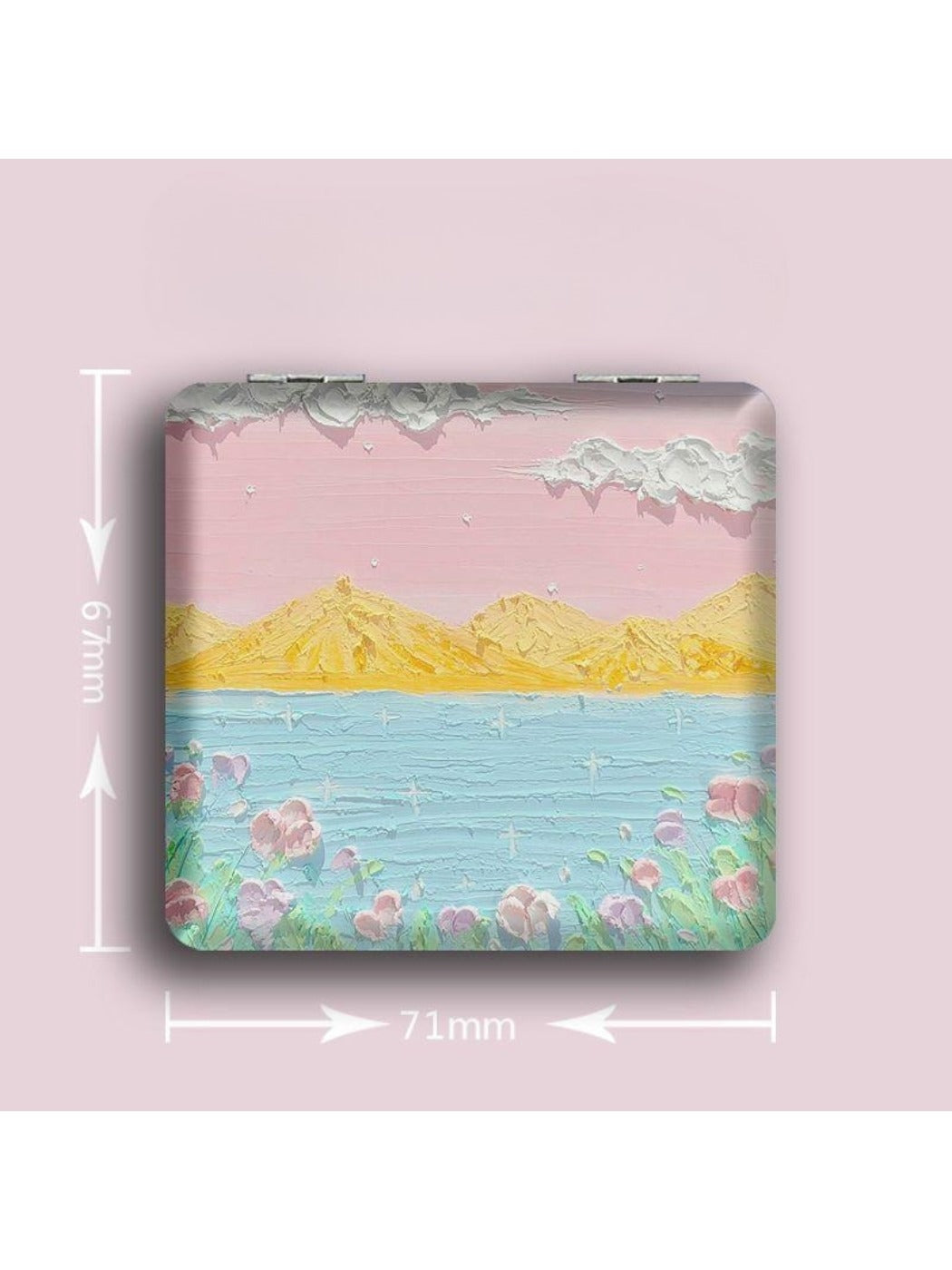 Mirroray - Landscape Oil Painting Vanity Mirror