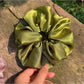 Gifty - Elegant Solid Smocked Scrunchie