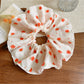 Gifty - Double Layer Floral Scrunchies for Spring