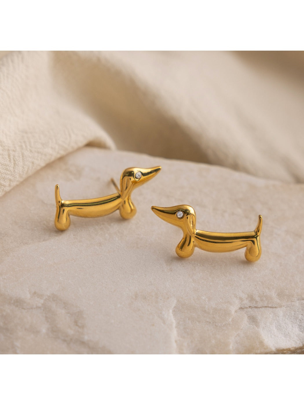 Earedge - Wiener Dog Stud Earrings