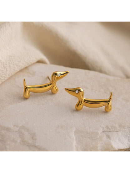 Earedge - Wiener Dog Stud Earrings