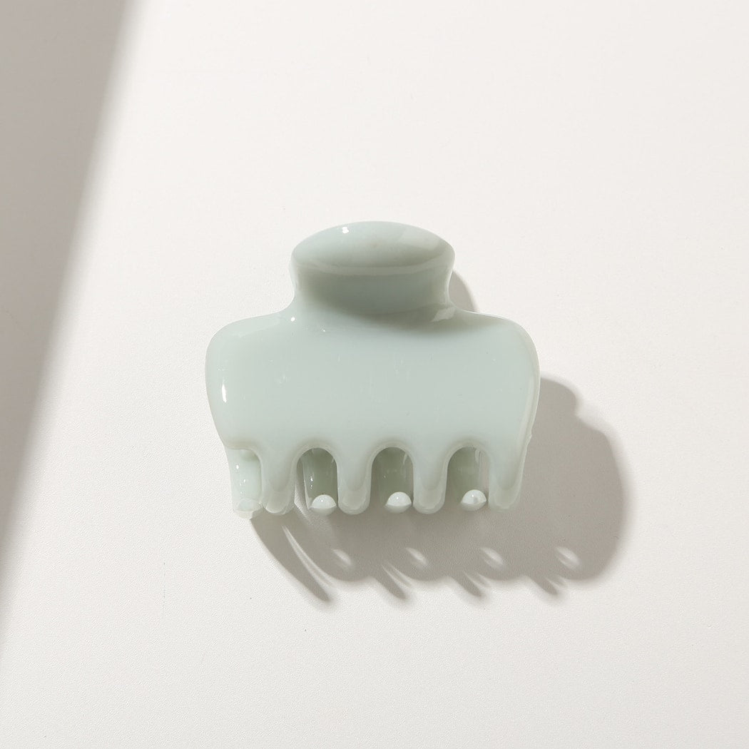 Beau - Simple Glossy Geometric Hair Claw Clip