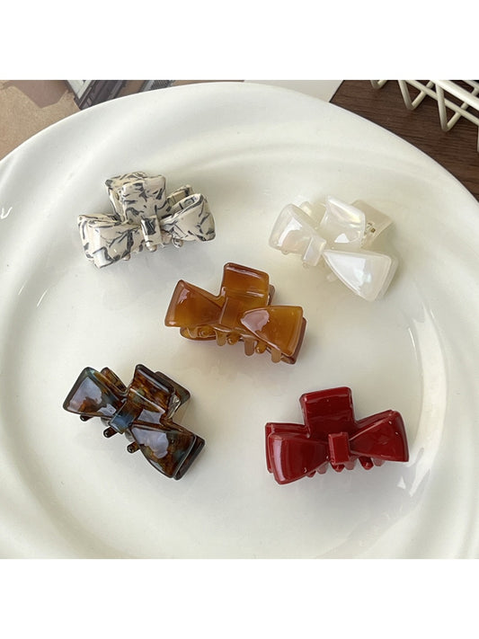 Beau - Dainty Bow Shaped Small Claw Clip