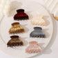 Beau - Muted Marble Textured Claw Clip