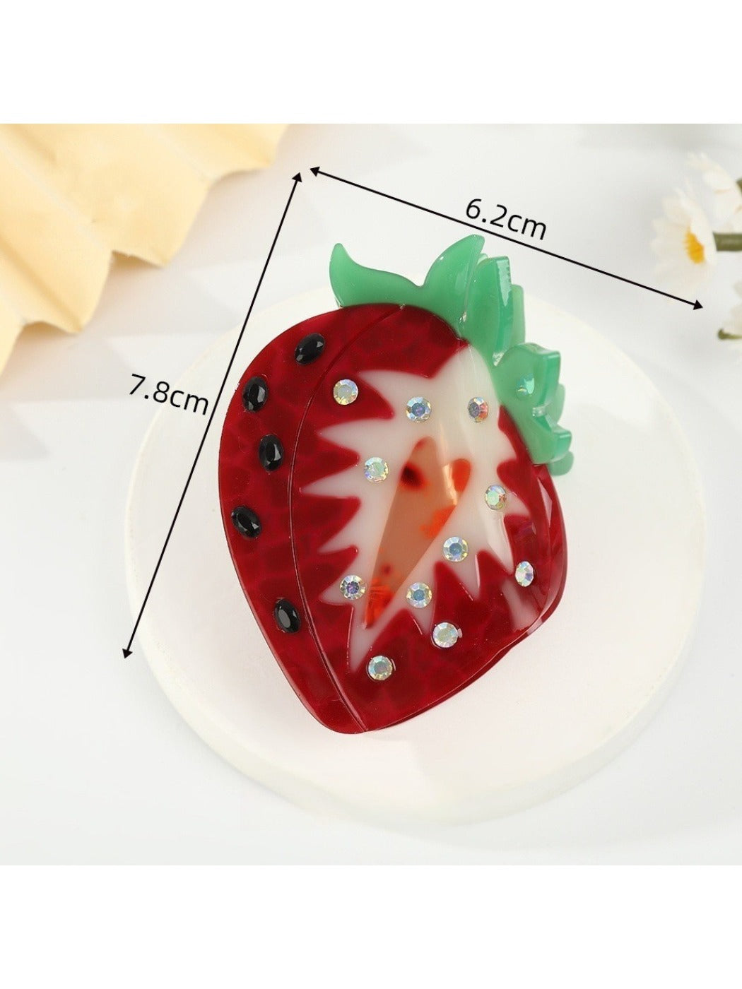 Beau - Fruit Acetate Hair Clip