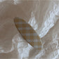 Beau - Plaid Fabric Covered Oval Alloy Hair Clip